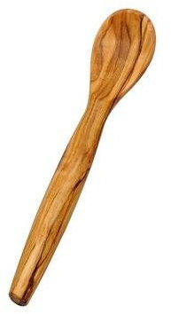 Olivenholz Salz Löffel groß Salzlöffel Besteck ca. 11 cm mit schöner Maserung Unikate aus Oliven Holz Naturprodukt