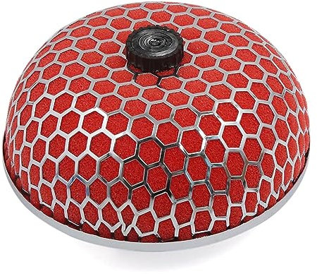 Sourcingmap, filtro a forma di fungo, 7,6 cm, colore rosso