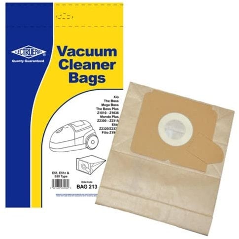 Electruepart E51 E51N E65 Type Vacuum Cleaner Dust Bags for Electrolux The Boss Z1010 - Z1036 (Pack of 5)