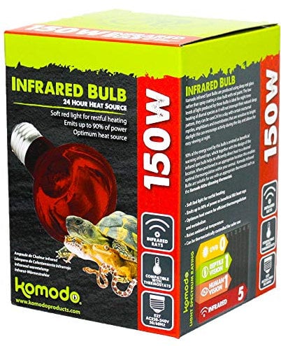 Komodo Infrared Heat Lamp ES, 150 Watt