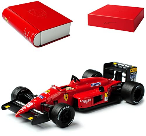 Ixo Ferrari F1 Nr 28 Gerhard Berger 1987 Formel 1 in Metallbuch 1/43 Modell Modell Auto