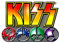 Kiss Logo and Icons Official Pin Badge