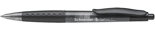 Schneider 101001 Schreibgeräte Gelschreiber Gelion 1, 0,4 mm, schwarz