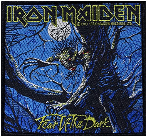 IRON MAIDEN Aufnäher FEAR OF THE DARK Patch gewebt 11,5 x 10 cm