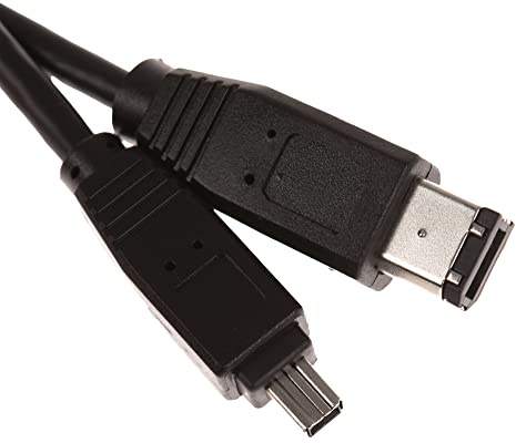 CDL Micro Cavo Firewire da 6 Pin a 4 Pin IEEE 1394, Lunghezza 5 m, Colore: Nero