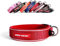 EzyDog Hundehalsband für Große, Mittelgroße, Mittlere & Kleine Hunde - Halsband Hund Neopren Gepolstert, Wasserfest, Reflektierend (M, Rot)