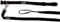 personalised dog lead (4 foot long, black)