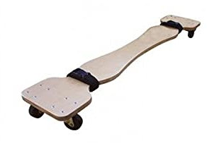 Rollbrett EasyGo mit Nylongurten für mobile Massageliegen