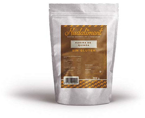 Harina De Quinoa Sin Gluten | De 700 Gr | Ideal Para Recetas Saludables | Harina Natural Para Panificación | Apta Para Celíacos | Fuente De Proteínas, Fibra Y Aminoácidos Esenciales