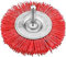 kwb Scheiben-Bürste, grob, Schleif-Nylon, Ø 75 mm für Holz, Metall und Buntmetall, Nylonbürste für Bohr-Maschine inkl. E6.3 Sechskant-Schaft, zum Schleifen, Strukturieren, Reinigen und Entrosten