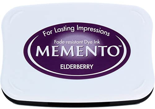 Tsukineko MIP507 Memento Stempelkissen Holunderbeere, Synthetic Material, lila, 9.9 x 6.6 x 1.8 cm