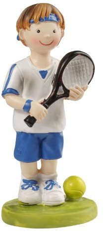 Hobbyfun Tennis-Spieler 8,5 cm Mehrfarbig Figurine