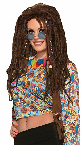 Forum Women's Generation Hippie Dreads Wig, Brown, One Size