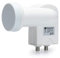 RED OPTICUM Robust Twin LNB - Hitze- & kältebeständiger Digital-LNB 2-Fach mit nur 0.1dB Rauschmaß und ausziehbarem Wetterschutz I Full HD - 3D - UHD - 4K Ready