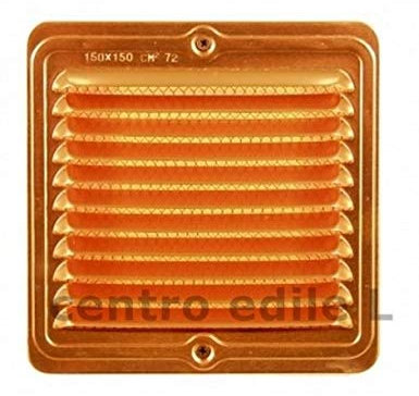 GRIGLIA DI VENTILAZIONE AERAZIONE DA APPOGGIO IN RAME (mm 300x315)