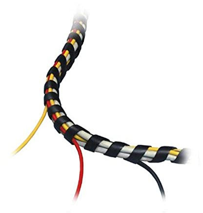 Dataflex 33.253 Spiral-Kabelmanager, Schwarz