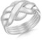 Tuscany Silver Damen Ring Sterling Silber 4 Band Puzzle Größe N