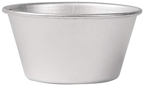 Vogue Mini Pudding Basin Aluminium - 110x55mm 284ml | Delivers even heat distribution for consistent baking results, built to withstand daily use in commercial kitchens.