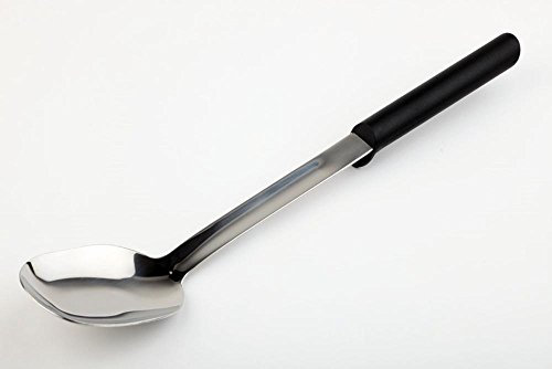 APS Servierlöffel, Edelstahl Löffel, Löffel mit rutschfestem Griff, Materialdicke 2,5 mm, Löffel mit ergonomischem Griff