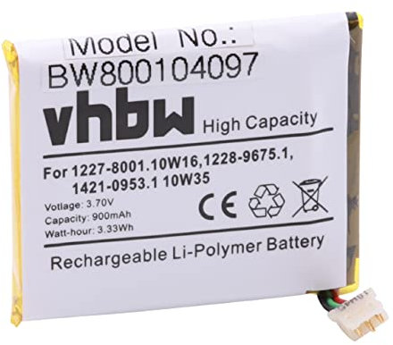 vhbw Akku kompatibel mit Sony-Ericsson E10i Handy Smartphone Telefon (900 mAh, 3,7 V, Li-Polymer)