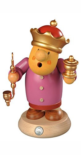 Mueller Räuchermann Müllerchen Caspar, 16 cm Hoch, Original Erzgebirge Seiffen