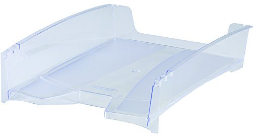 Fellowes Briefkorb G2Desk aus 80% Recyclingmaterial, stapelbar, 1 Stück, transparent
