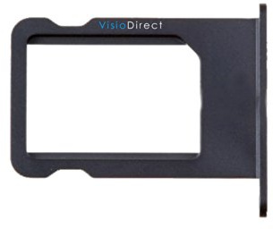 Visiodirect Tiroir Noir Support Carte SIM pour iphone 5, Micro Chariot
