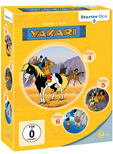Yakari - Starter-Box 2 - Folge 4 bis 6, Die DVD´s zur TV-Serie