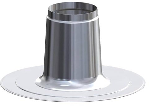 ATEC Abgas Flachdachkragen DN 60/100 + DN 80/125 Schornstein