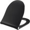 Pressalit Sway D WC-Sitz mit Deckel softclosing-quickrelease Schwarz