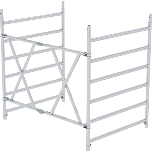 MUNK Günzburger Steigtechnik 27972 Unidad de marco plegable, ancho de andamio: 1,35 m, longitud del andamio 1,80 m, 1 unidad.