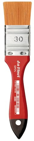 da Vinci Watercolor Series 5080 CosmoTop Spin Paint Brush, Wash Synthetic with Red Handle, Size 30 (5080-30)
