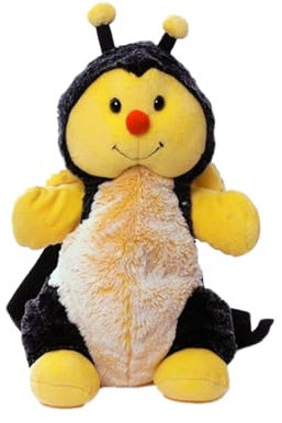 Inware 6937 - Kinder Rucksack, Biene, gelb/dunkelgrau