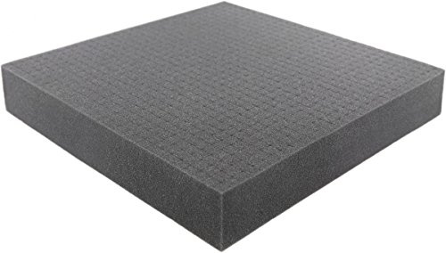 300 mm x 300 mm x 50 mm Rasterschaumstoff Würfelschaum - Feinraster 10 mm