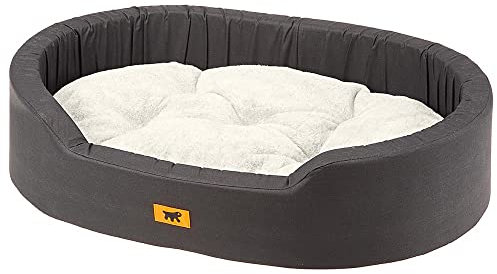 Ferplast Hundebett Hundekissen Hundekorb Hundesofa für kleine Hunde, Katzenbett, 45 x 35 x 13 cm Waschbar
