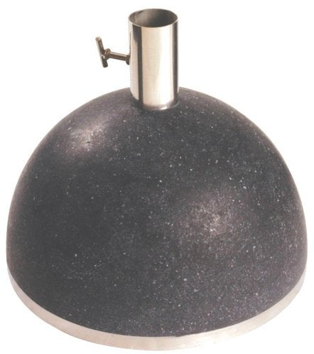 Esschert Design Sonnenschirmständer, Sonnenschirmfuß granito in schwarz, 31,5 kg, Ø Rohr innen: 5,1 cm, Fuß Ø ca. 36 cm