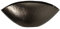 Leonardo 053320 Como Bol 38 x 20 Ferro, Verre, Marron, 20 x 38 x 16 cm