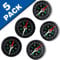 5 x Kompass Taschenkompas Schulkompass für Kinder - Durchmesser: 40mm - Outdoor Navigation Tools - Ideal für Wandern, Camping Aktivitäten und Experimente in der Schule