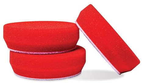 Griot's Garage 11263 3 Wax Pads (Set of 3), Red