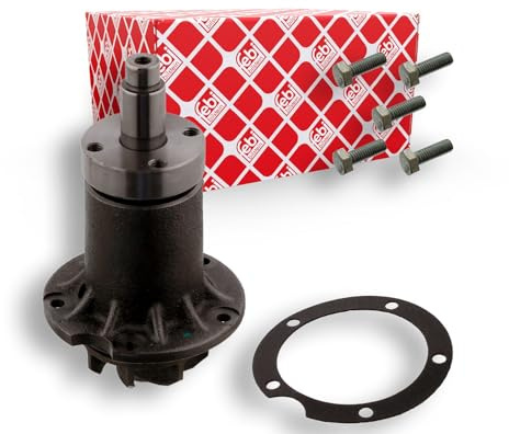febi bilstein 01558 Wasserpumpe mit Dichtung und Schrauben, 1 Stück | Kompatibel mit: MERCEDES-BENZ 123 Coupe, 123 Stufenheck, 123 T-Model, S-CLASS