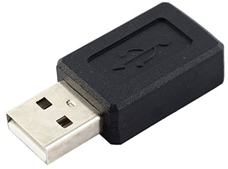 sourcing map Negro Cable USB A Macho A Mini 5 Pin Adaptador Hembra Adaptador (B5)
