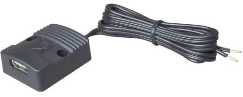 ProCar Flache Power USB Steckdose 12-24V/DC 3A Belastbarkeit Strom max.=3A Passend Fuer (Details) US, 67339501