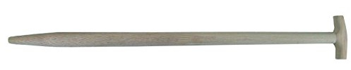 HaWe Spatenstiel 900 mm aus Esche mit T-Griff, beige, 90 x 8 x 3 cm