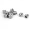 sourcing map 10 Stück M10x10mm 304 Edelstahl Kegelspitze Innensechskantschraube Kegel de
