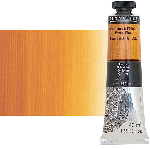 SENNELIER Artists Color Oil Paint, 40ml, Gold Ochre S1 (10-130411-257)