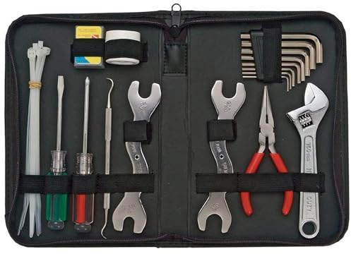 Innovative Scuba Concepts Deluxe Scuba Diving Tool Kit - Ultimate Multi Tool Repair Tool Set for Diving & Scuba Gear with Nylon Zip Case - Includes 10 Piece O Ring Kit & 1st Stage Scuba Wrenches