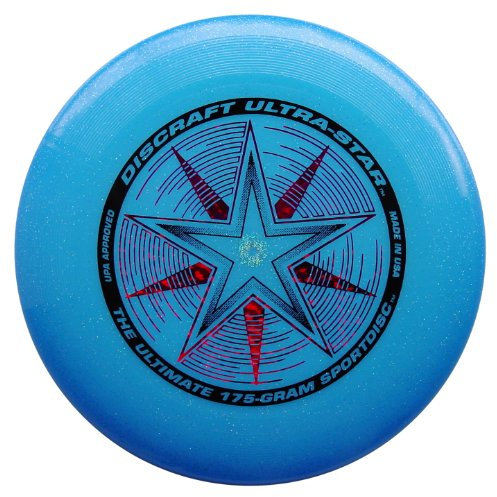 Discraft Ultra Star Sport-Scheibe, 175 g, Blue Sparkle with Deluxe Packaging