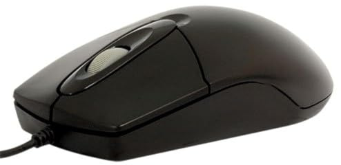 A4Tech OP-720 Maus USB Optisch 800 DPI Schwarz - Mäuse (Optisch, USB, 800 DPI, Schwarz)