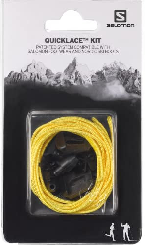 Salomon Quicklace Kit Unisex schn眉rsenkel, Gelb (Yellow), Einheitsgr枚脽e