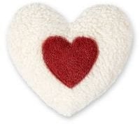 Efie Kirschkern-Bio-Wärmekissen Herz rot – Bio Baumwolle (kbA), handgefertigt, 100 % Made in Germany